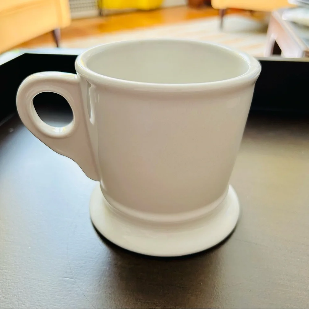 Anthropologie T Initial Mug Monogram black white